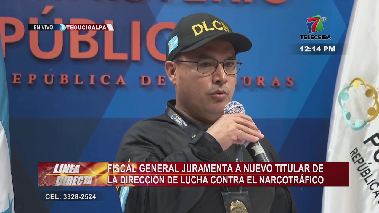 Fiscal General juramenta a nuevo titular de la Dirección de Lucha Contra el Narcotráfico (DLCN)