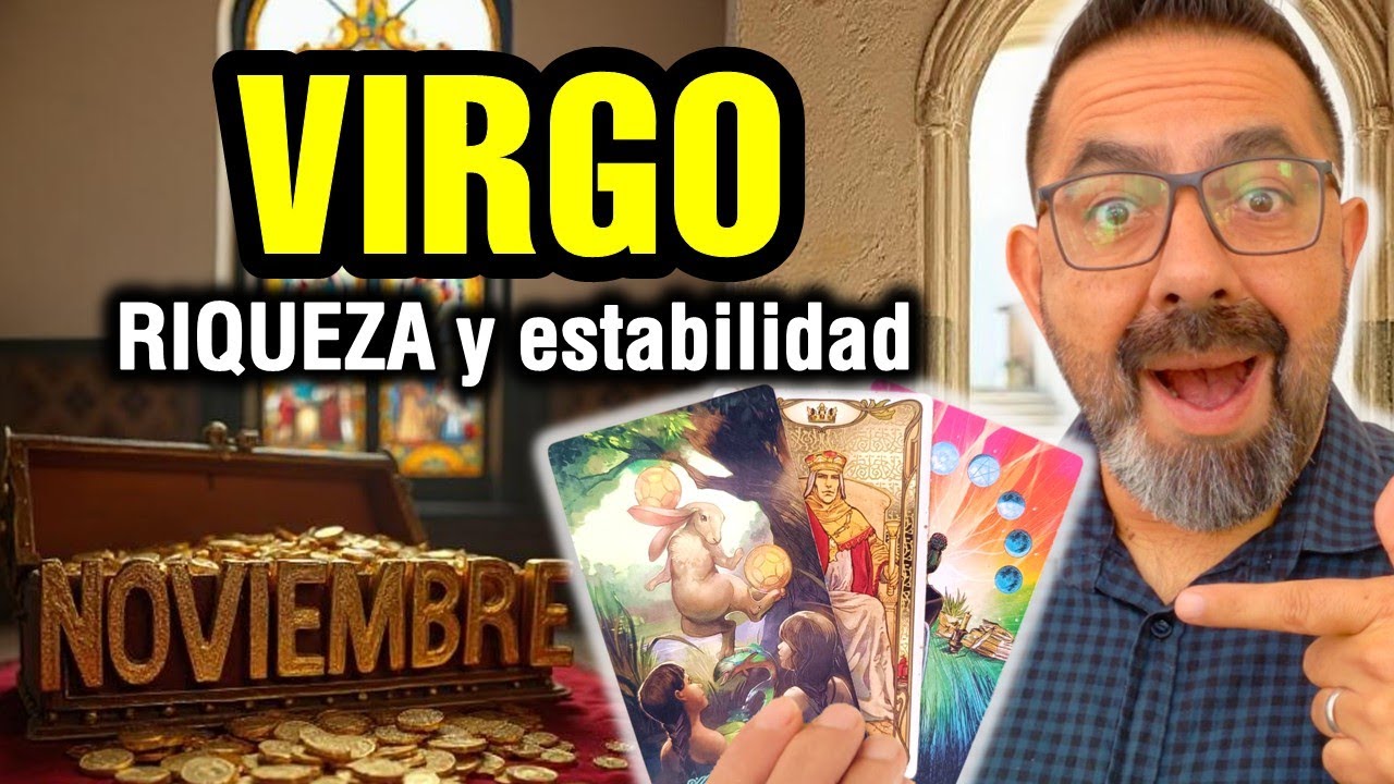 Virgo ♍️ 3 milagros de DINERO. Noviembre trae RECUPERACION 🔮 TAROT mensual de riqueza