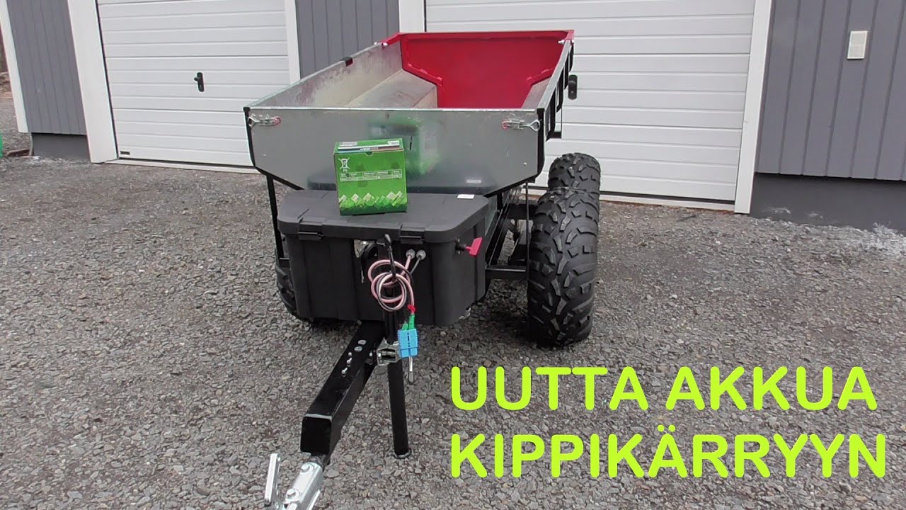 Uusi AKKU Hydraulikippikärryyn