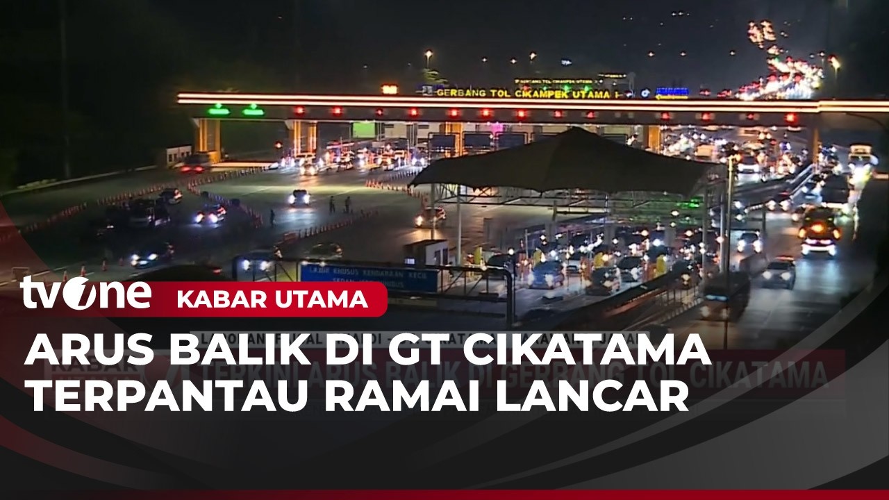 Info Mudik 2026, Kondisi Terkini Arus Balik Lebaran di Gerbang Tol Cikatama | Kabar Utama