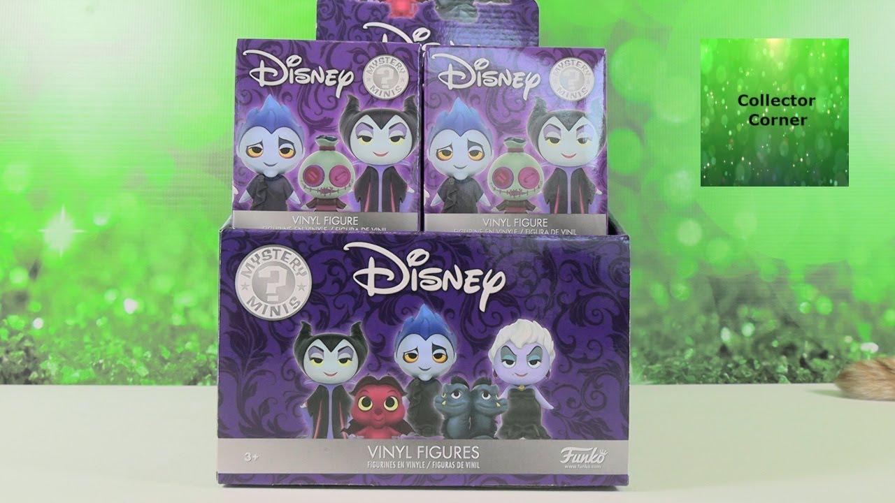 Disney Villains Funko Mystery Minis Vinyl Figures Blind Box Opening | CollectorCorner