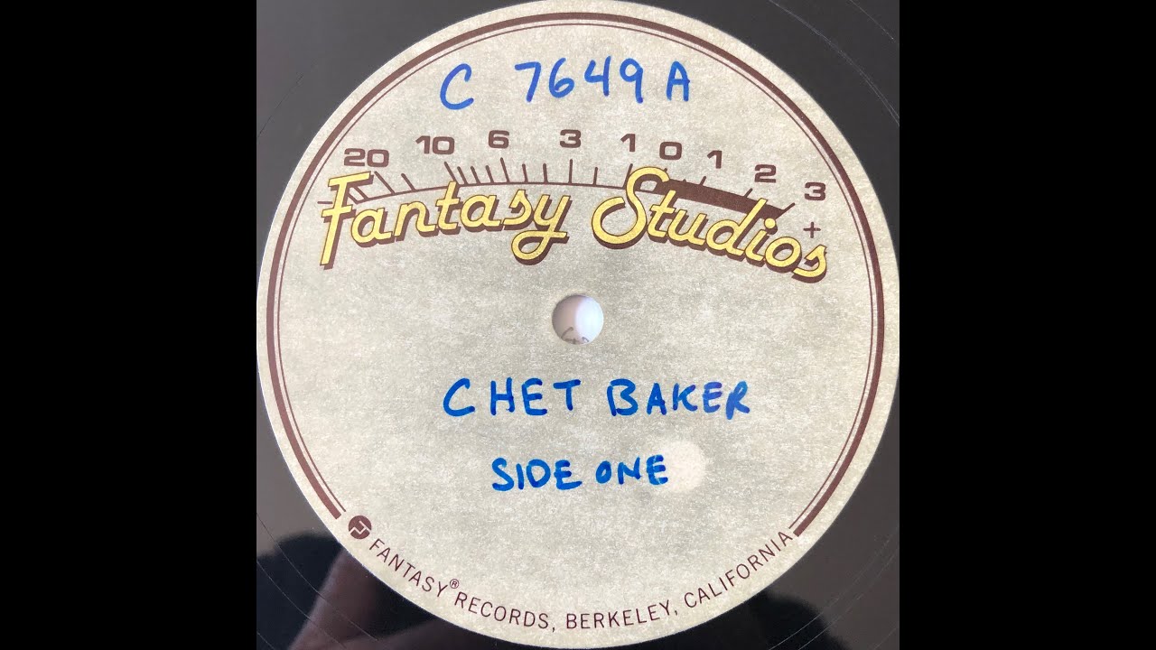 Chet Baker / Witch Doctor / Metal Acetate disc for C7649 A