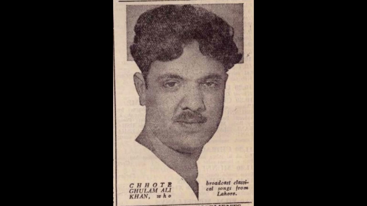 Chhote Ghulam Ali Khan - Raag Darbari (1965)