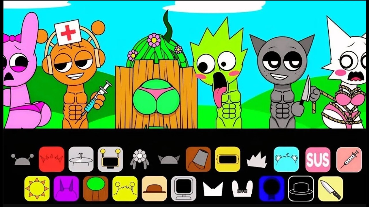 Incredibox Sprunki Sinner Edition But HUGEST GYATT OBESITY - Secret Mods | Cartoon Animation