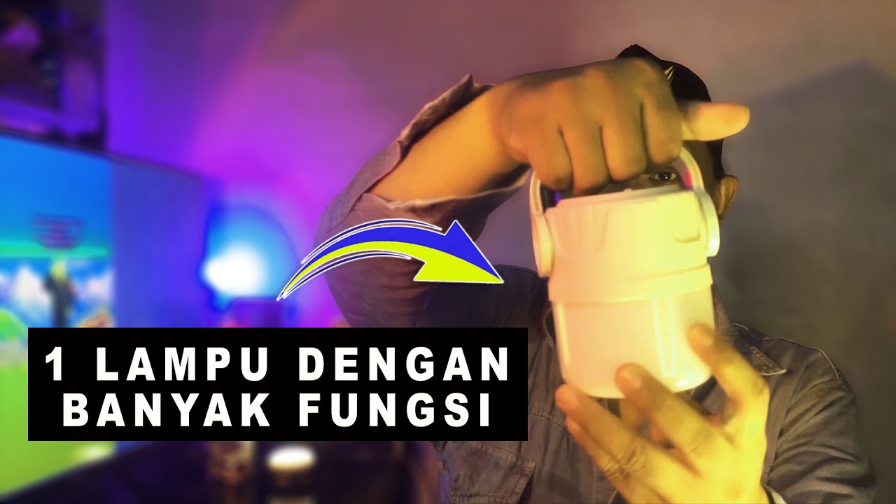 Lampu Camping Tanlook Rechargeable, Ada Solar Panel Nya Dan Bisa Menjadi Powerbank Serta Senter