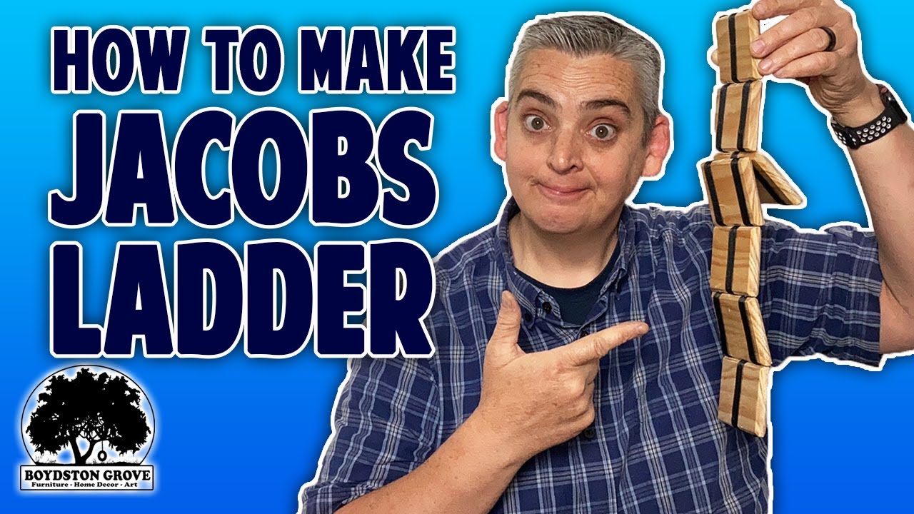How To Make Jacobs Ladder // Easy Wooden Toys