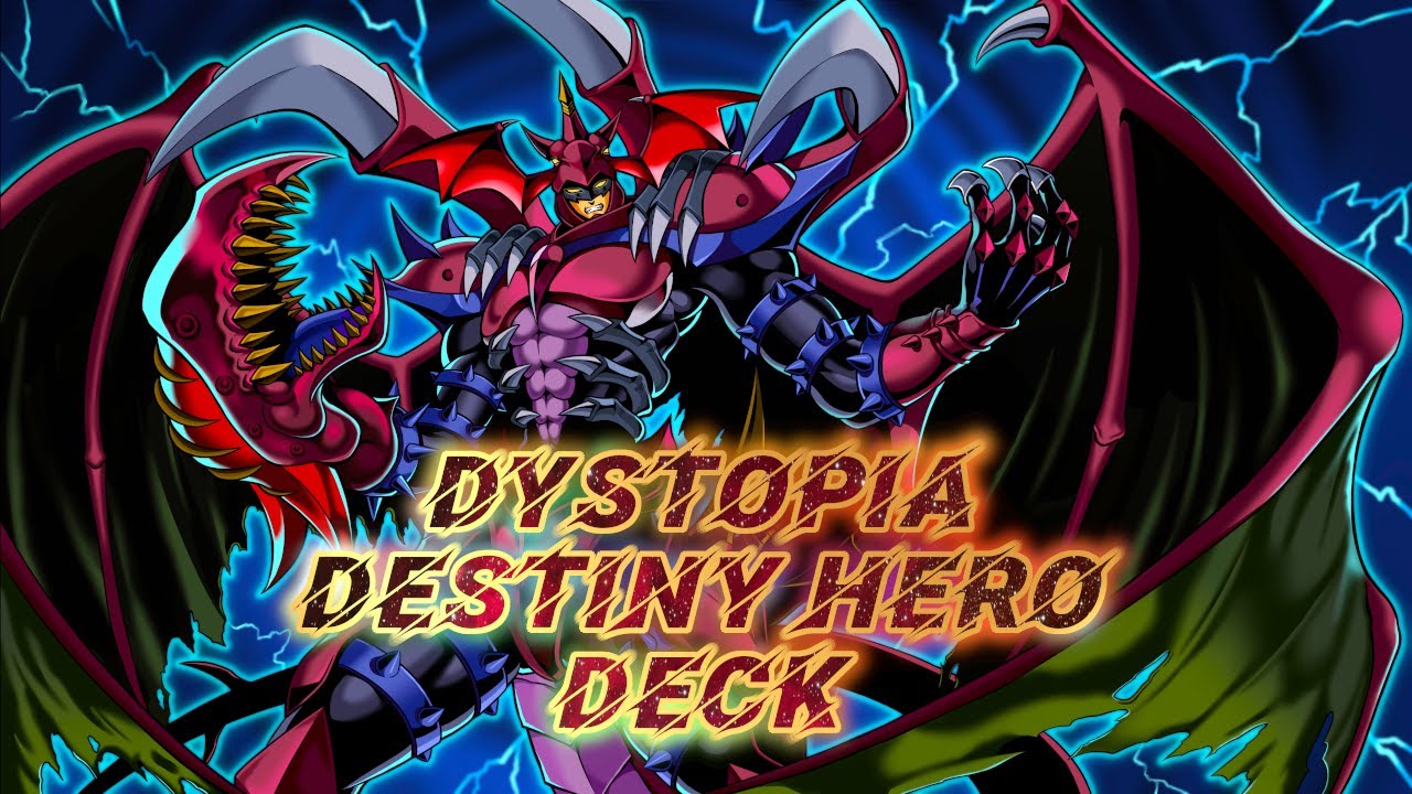 Dystopia Destiny Hero Deck - Yu-Gi-Oh! LOTD Link Evolution: Requiem Final - April 2022