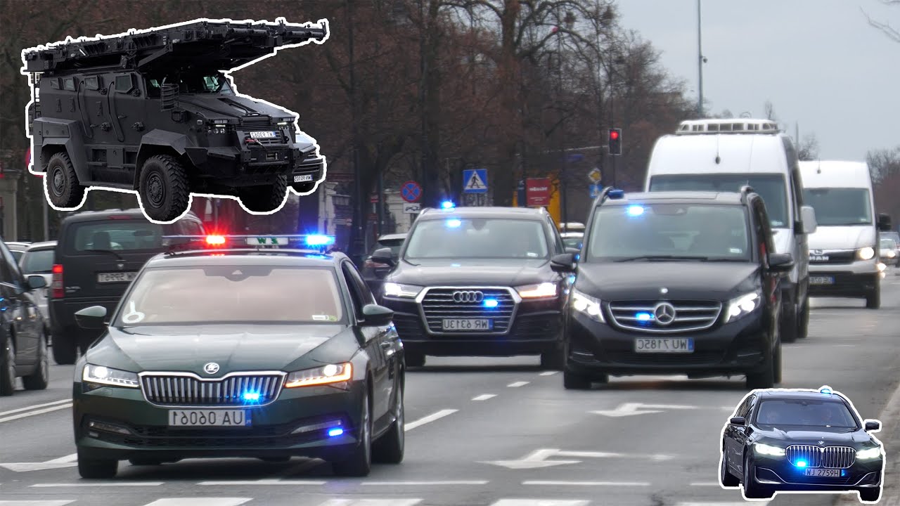 Military convoys and huge police response as Biden & NATO leaders meet in Poland 🚔🪖