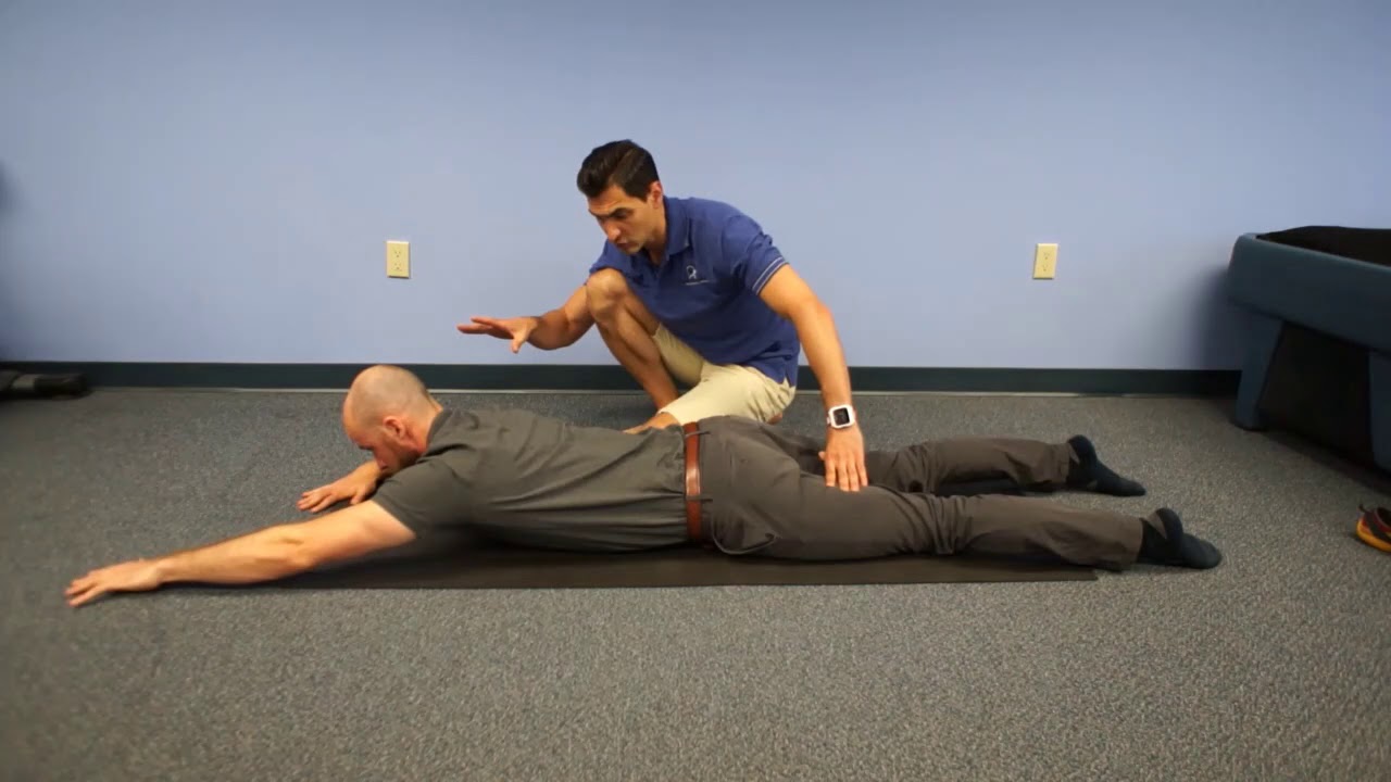 Prone Press Ups With Reaches | CORE CORRECTIVE EXERCISES