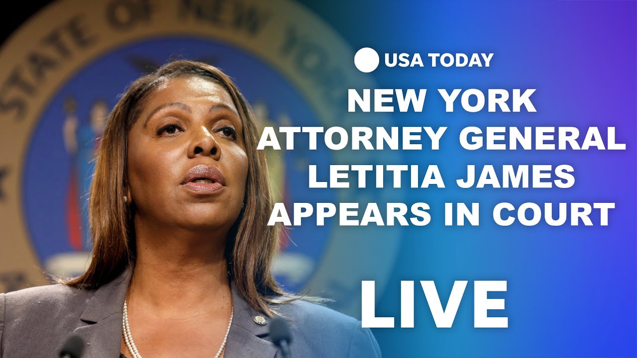 Watch live:  New York Attorney General Letitia James appears in court