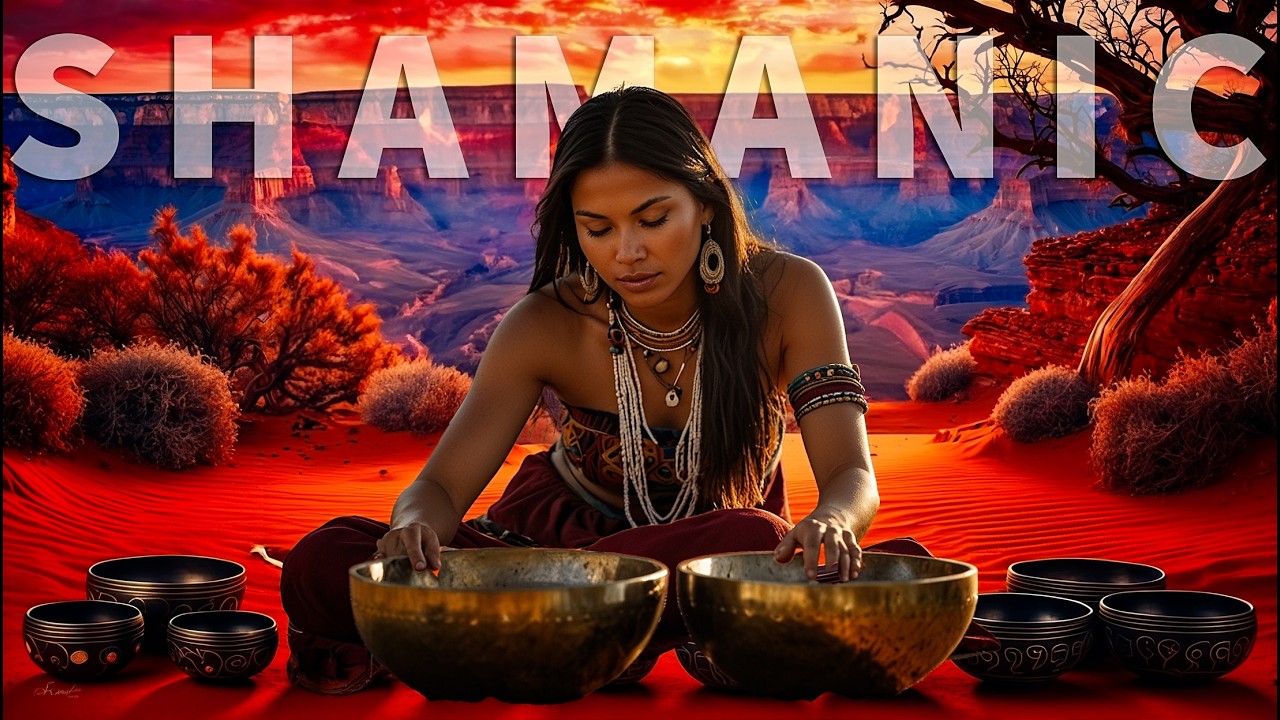 639Hz Spiritual Oasis - Native American Flute and Tibetan Bowls Sound Bath for Meditation