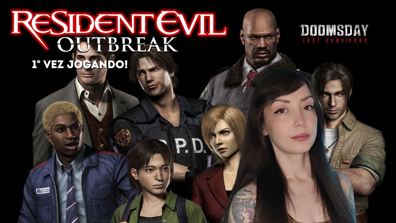 RESIDENT EVIL Outbreak | 1° VEZ JOGANDO!!  + Doomsday: Last Survivors