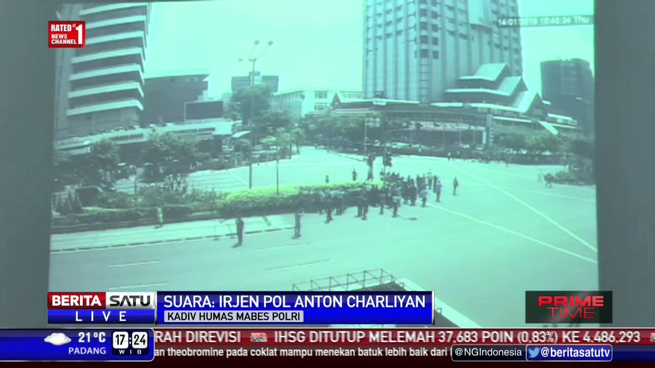 Kronologi Teror Bom Sarinah Lewat CCTV #1