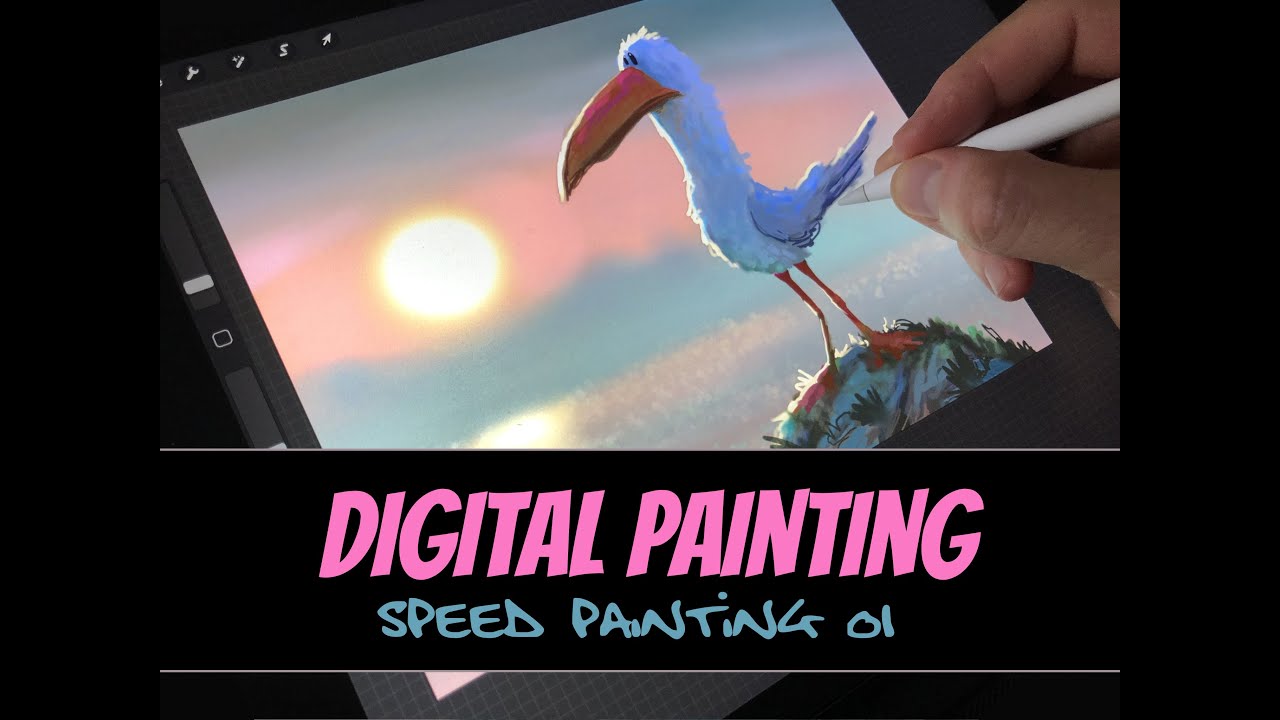 Formation Digital Painting - Speed Painting 01 - Procreate