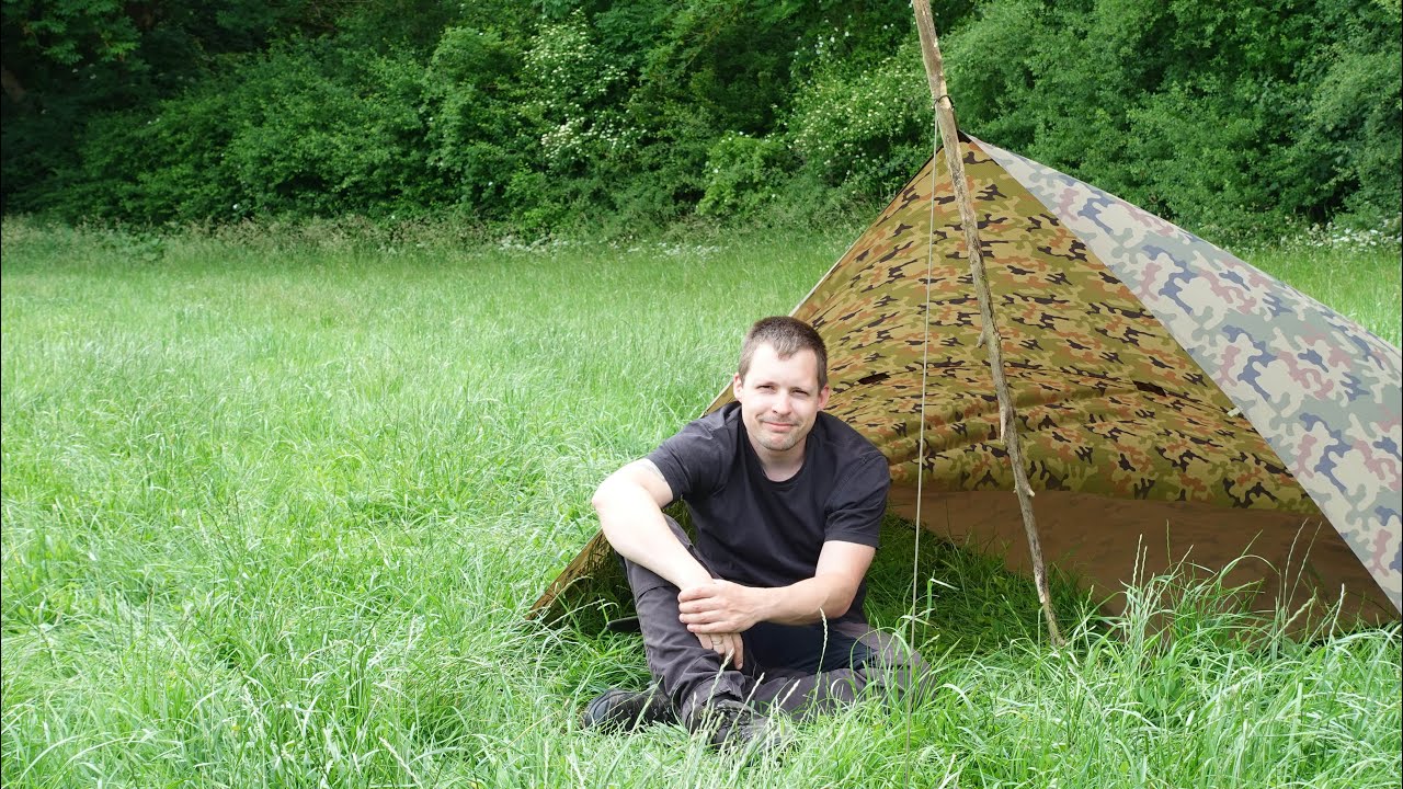 TARP SCHNELLAUFBAU – Tarp ( Zeltplane) Schnelles Aufbausystem bei Regen, Tipps für Anfänger #1