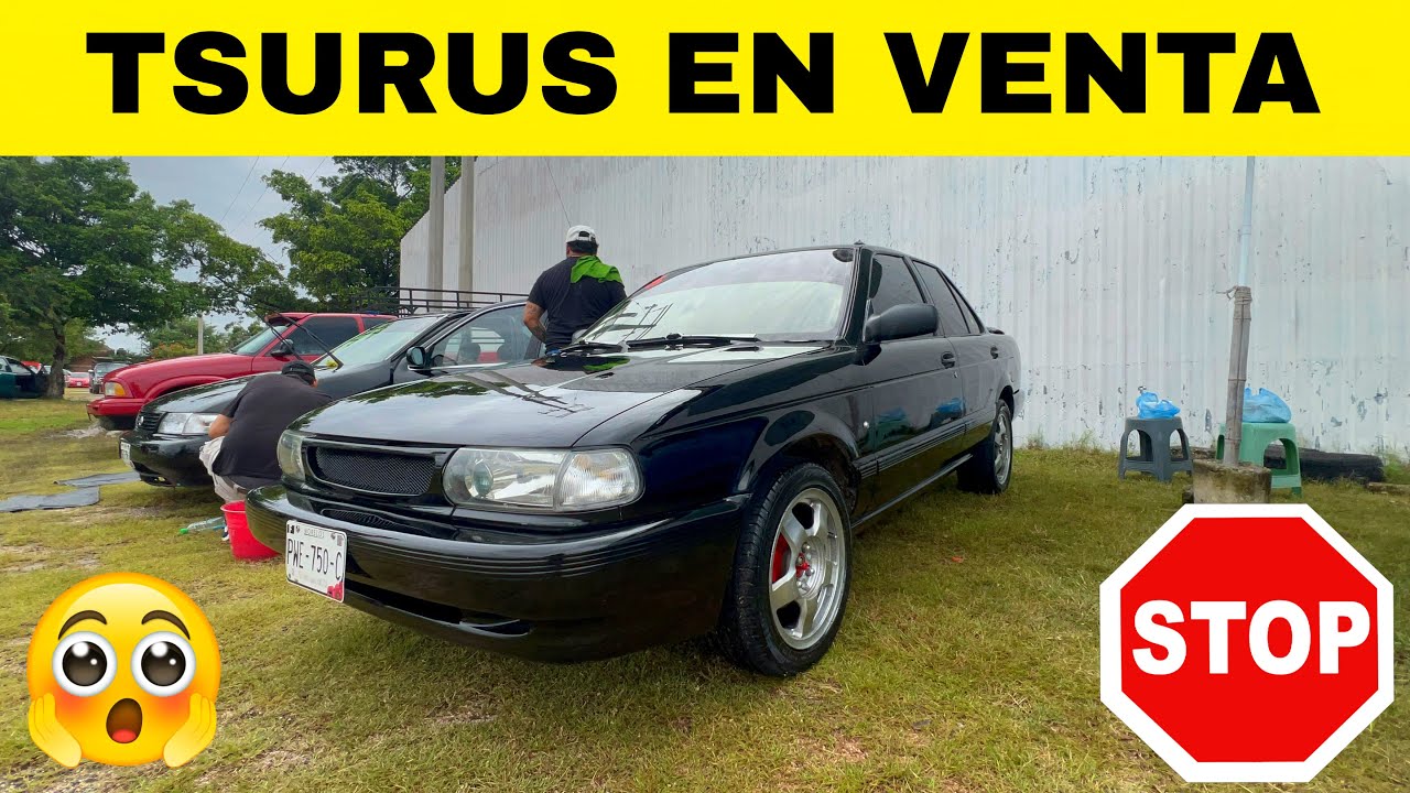 Puro NISSAN TSURU en venta en el tianguis de autos Cuautla CUÁNTO CUESTA UN TSURU? 