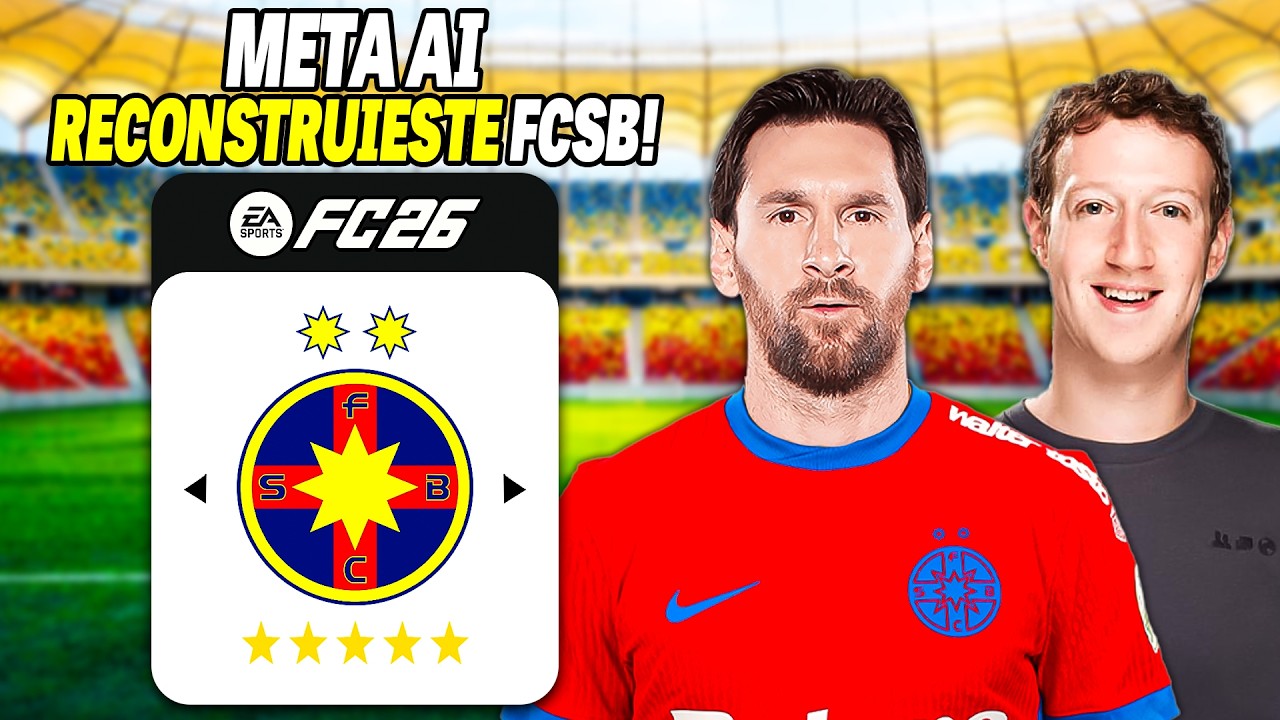 Meta AI Reconstruieste FCSB in FC26 Cu 1.000.000.000€ Buget!