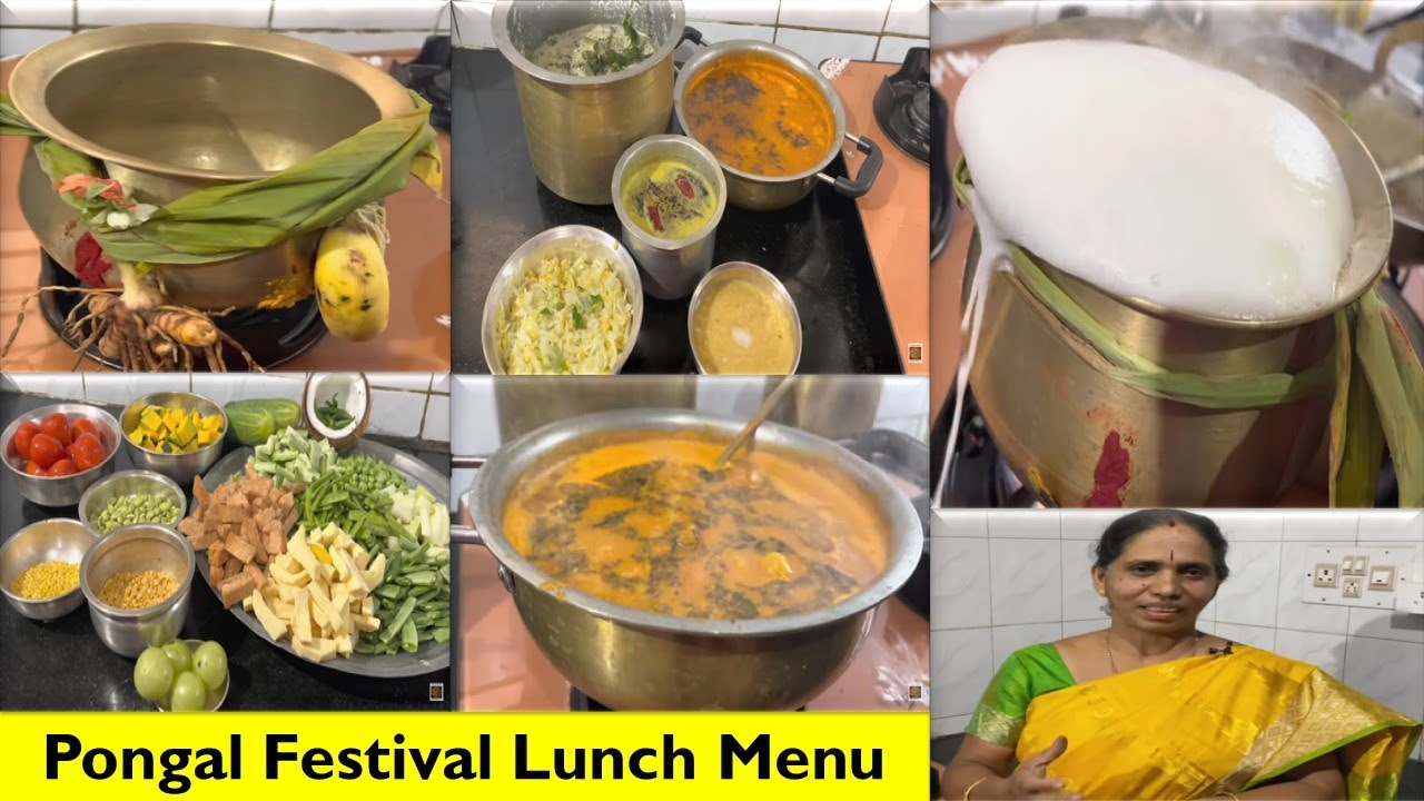 பொங்கல் திருநாள் சமையல் | Pongal Festival Menu/Recipe - Pongal Samayal