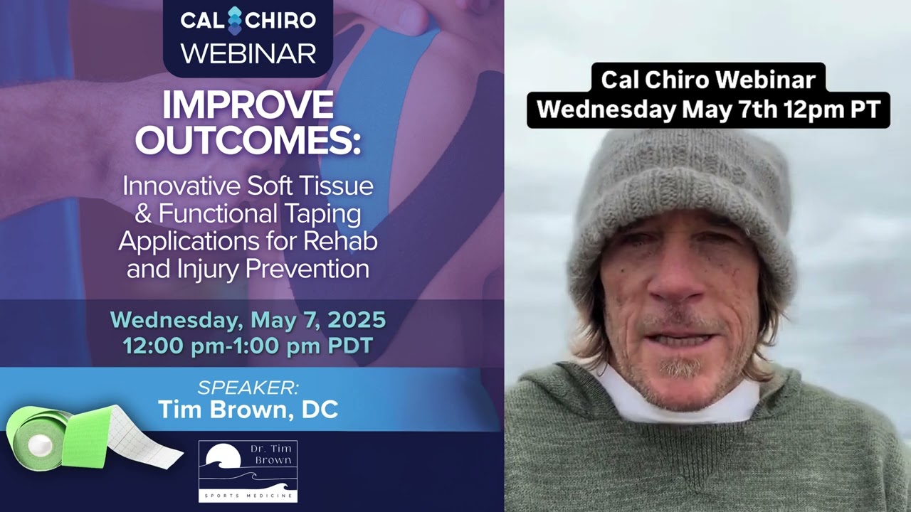 Webinar: Innovative Soft Tissue and Functional Taping Applications for Rehab and Injury Prevention