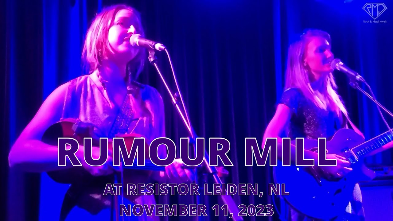 Rumour Mill live at Resistor in Leiden, NL, on November 11, 2023.