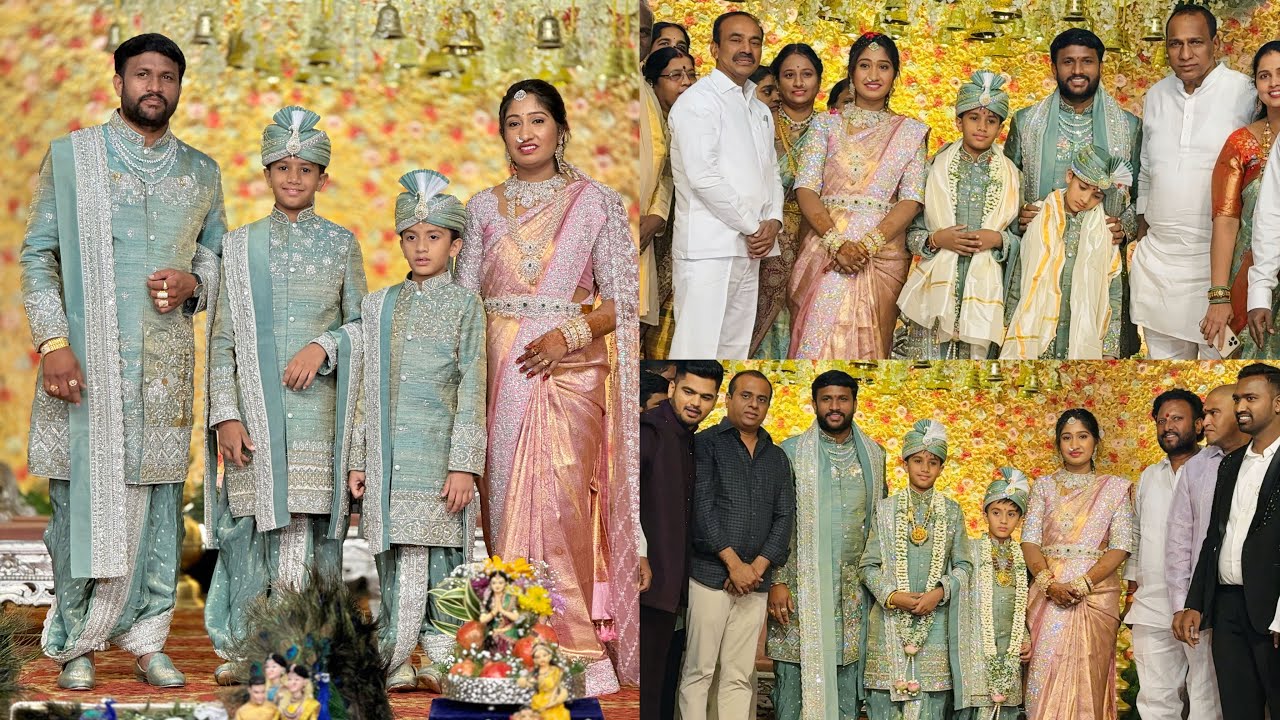 Dammaiguda Ex Councillor Vasupathi  Ramesh Goud Son&rsquo;s Dhoti Ceremony | Malla Reddy | Kanna Rao 