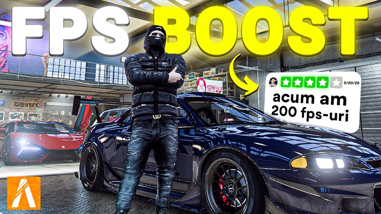 Cea mai Ușoară metodă de a-ți crește FPS-URILE cu 200% în FiveM!