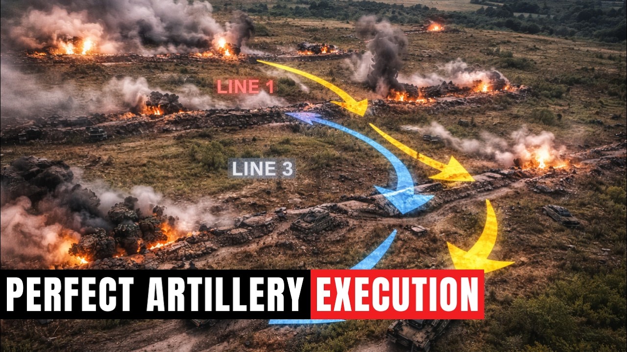 UKRAINIAN Artillery Destroyed 36 RUSSIAN Vehicles In 51 Minutes – Vuhledar Kill Zone Precision