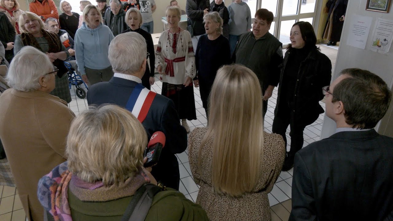 Les d&eacute;plac&eacute;s ukrainiens toujours accueillis &agrave; Limoges.