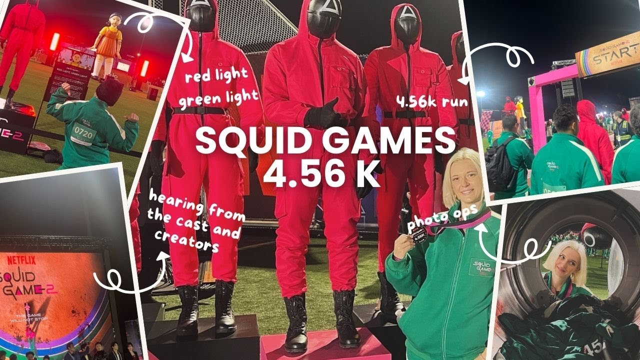 Competing in Los Angeles Squid Games 4.56 K for Squid Game Season 2!