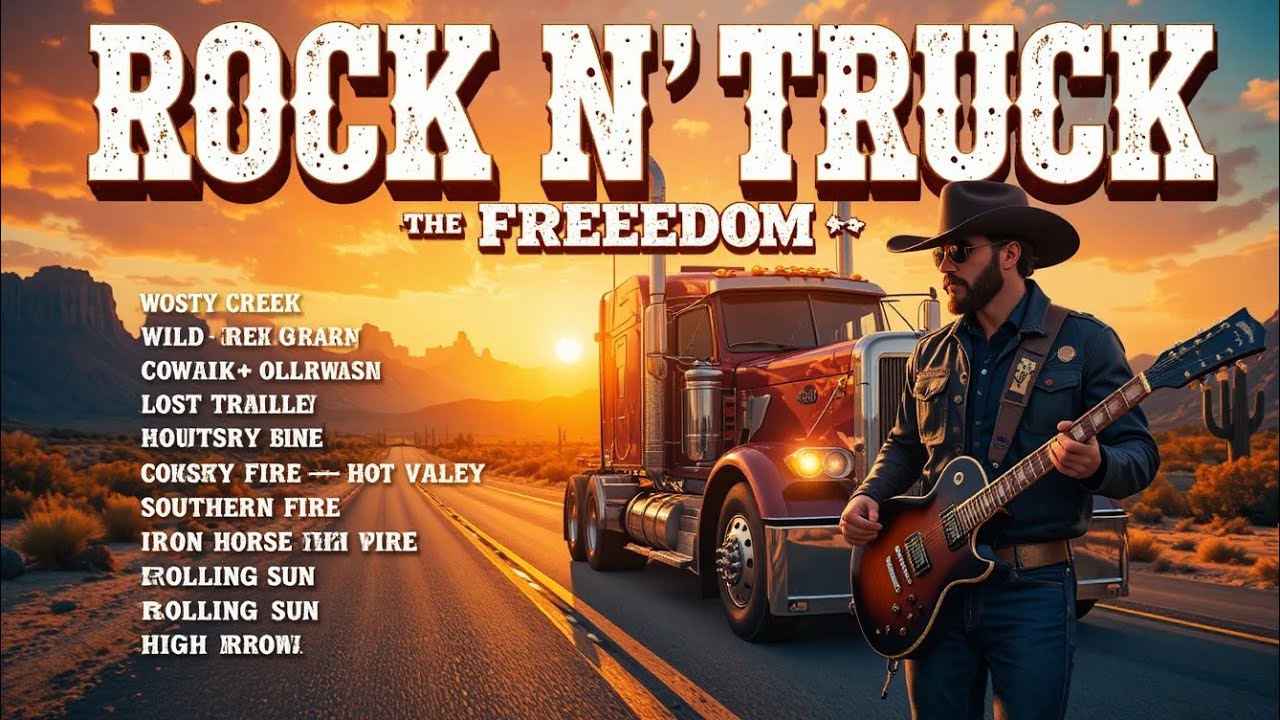 Rock N Truck – Truck Driver Daily Playlist | Country Rock #CountryRockDrive #HighwayLife #RoadMusic