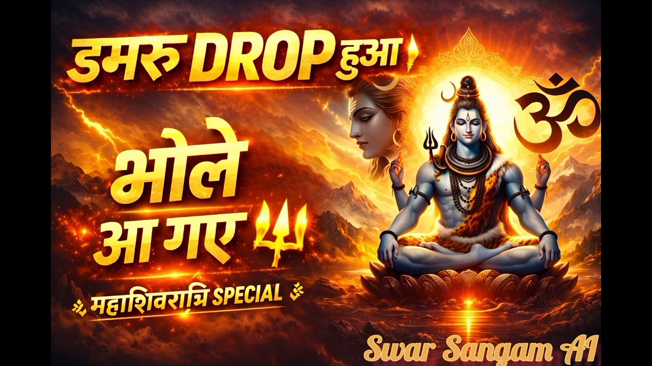 डमरू DROP हुआ 🔥 भोले आ गए 🔱 | Mahashivratri Special Song 2026 | Har Har Mahadev 