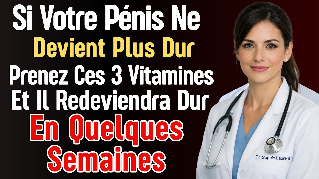 Un Urologue Révèle : 3 Vitamines Qui Changent TOUT Après 60 Ans Énergie, Libido, Vitalité