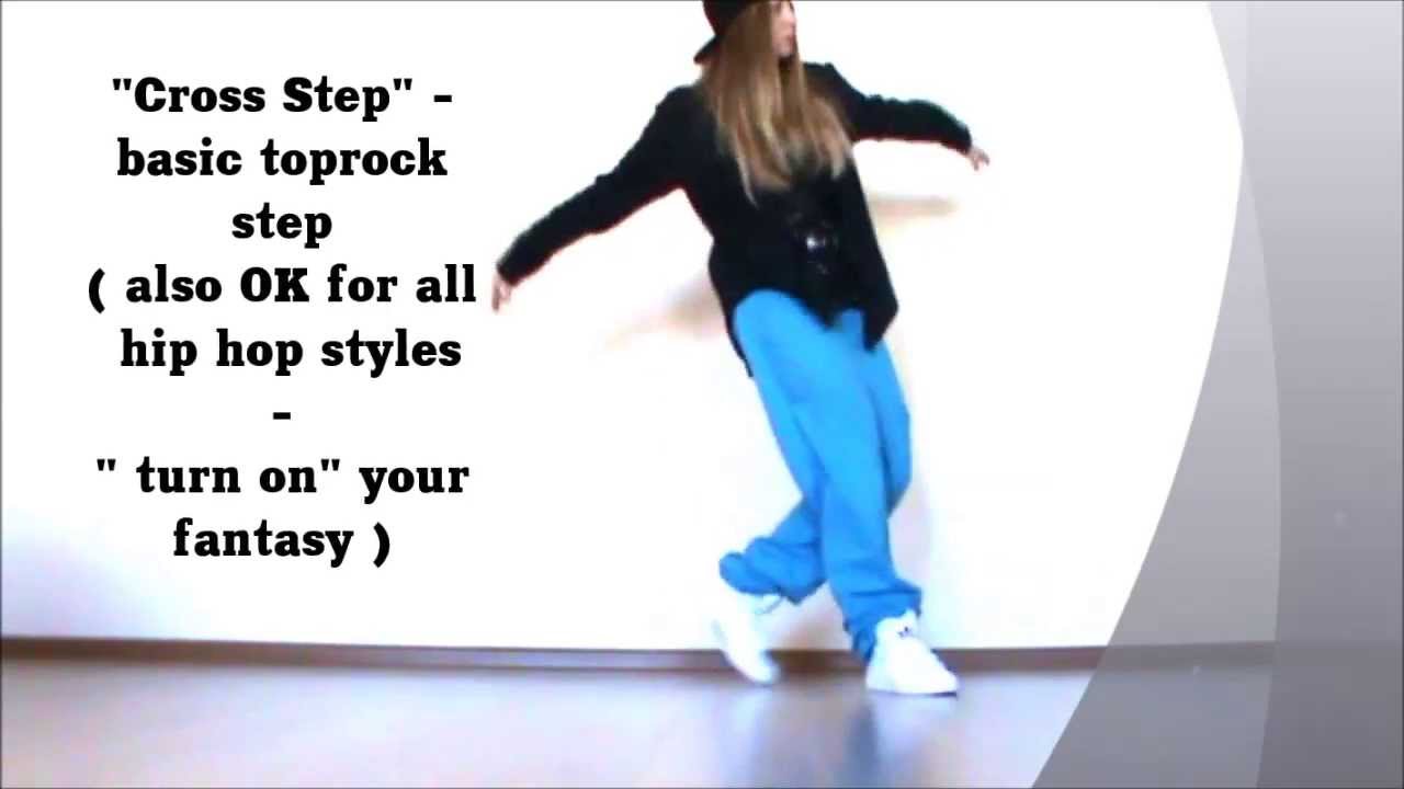 Basic Cross Step.Easy Hip Hop Lesson  /TOPROCK/ by EHABY/