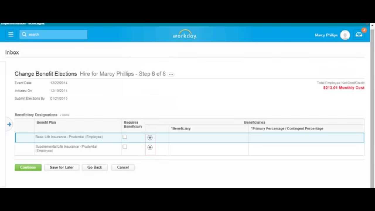 Workday@UChicago - Enroll in benefits as New Hire