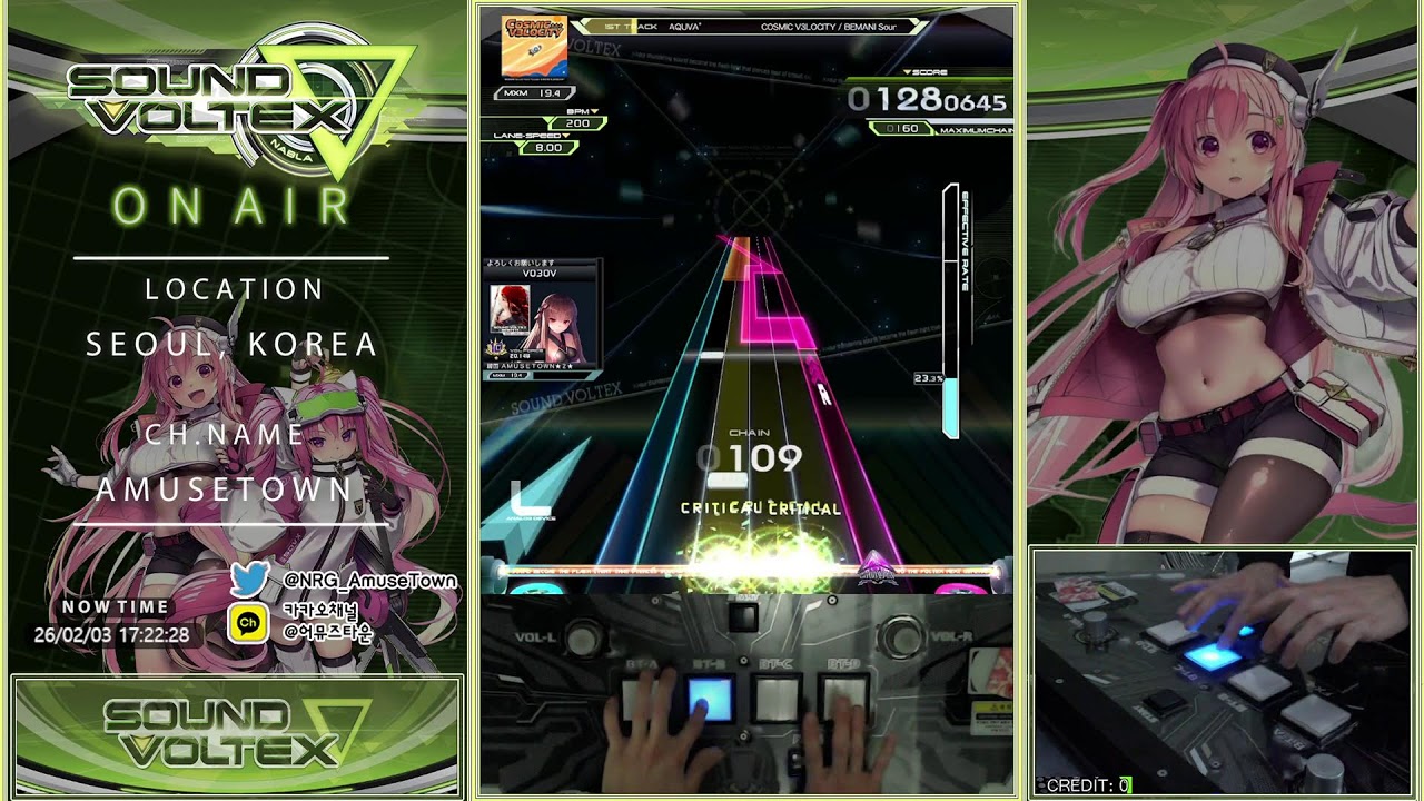 [AmuseTown] SDVX -Valkyrie model- Live stream