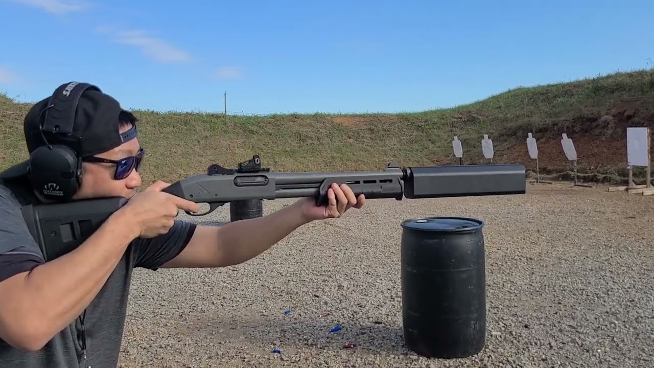 Remington 870 sbr suppressed