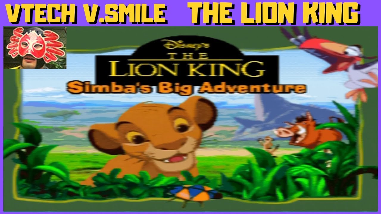The Lion King: Simba's Big Adventure (VTech V.Smile) Learning Adventure and Learning Zone 🦀