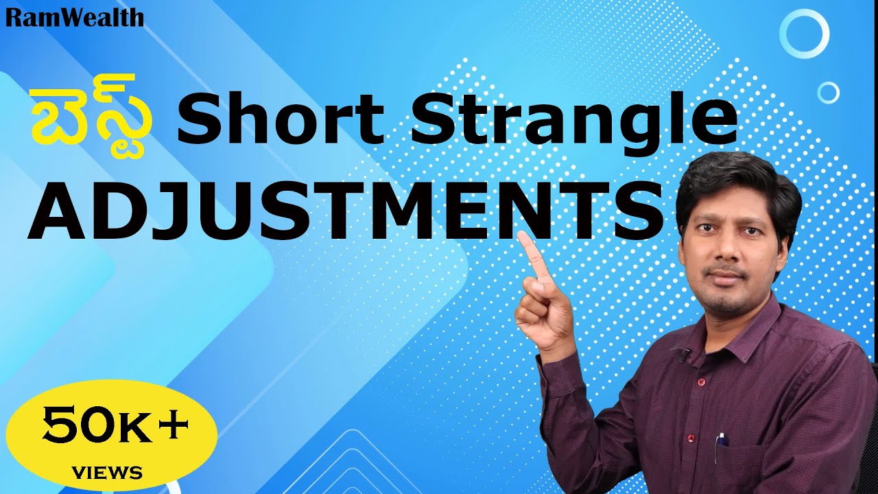 Best Strangle Option Strategy Adjustments in Telugu | with Back Testing |Short Strangle Adjustments