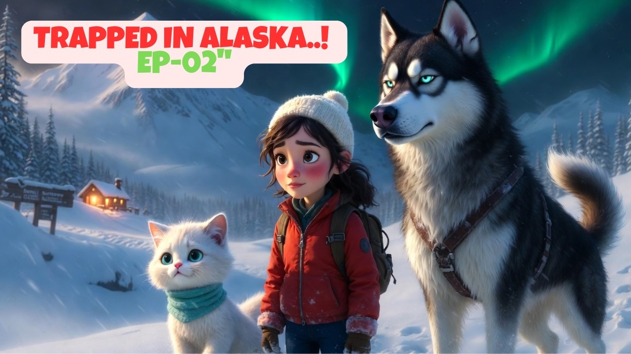 Lost in Denali National Park | Luna & Elin Meet Koda the Husky 🐕Episode-02..@StoriesThatTeach-o8q