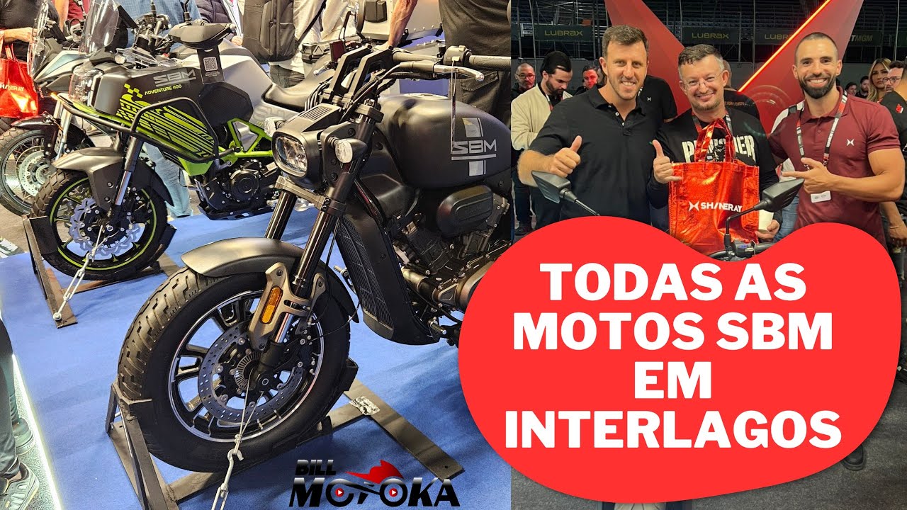 Todas as motos SBM, o que vai ser vendido + pre&ccedil;o e o que &eacute; apenas demonstra&ccedil;&atilde;o e estudo de mercado