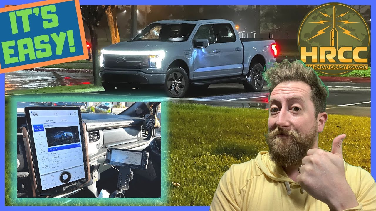 Install a VHF/UHF Mobile Ham Or #GMRS Radio Into A 2023 #Ford #F-150 Lightning