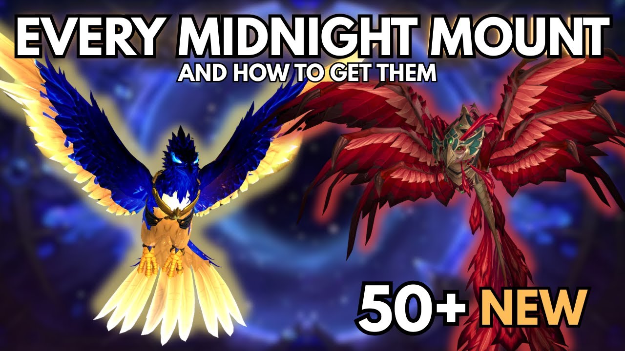 Every Mount Coming in Midnight 12.0 and How to Obtain Them - WoW Mount Guide