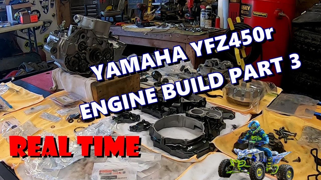 YAMAHA YFZ450r ENGINE BUILD PART 3