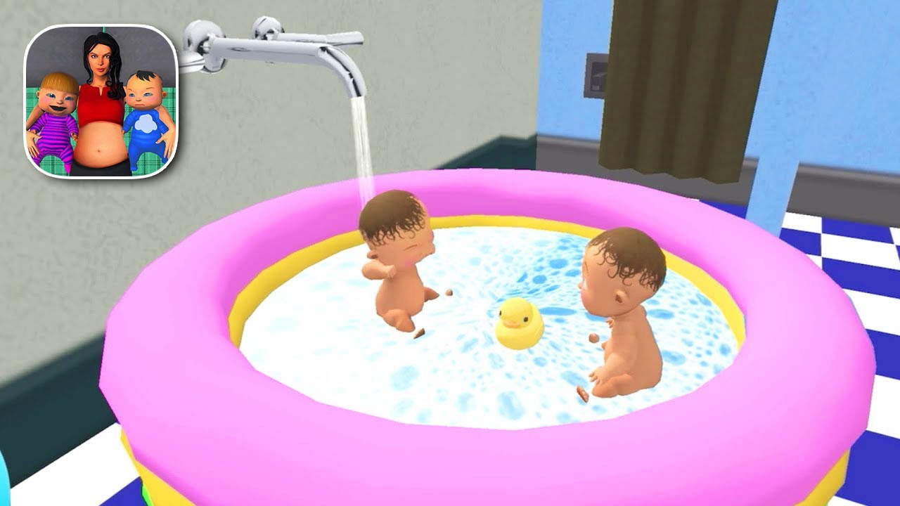Twins Baby Game Simulator 3D - Gameplay Walkthrough Part 3 (iOS, Android) 