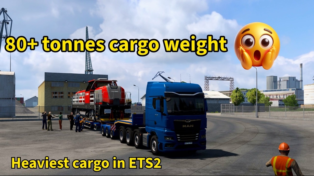 Pulling 80+ TONNES of load in Euro Truck Simulator 2!! | #eurotrucksimulator2 #80+TONNES