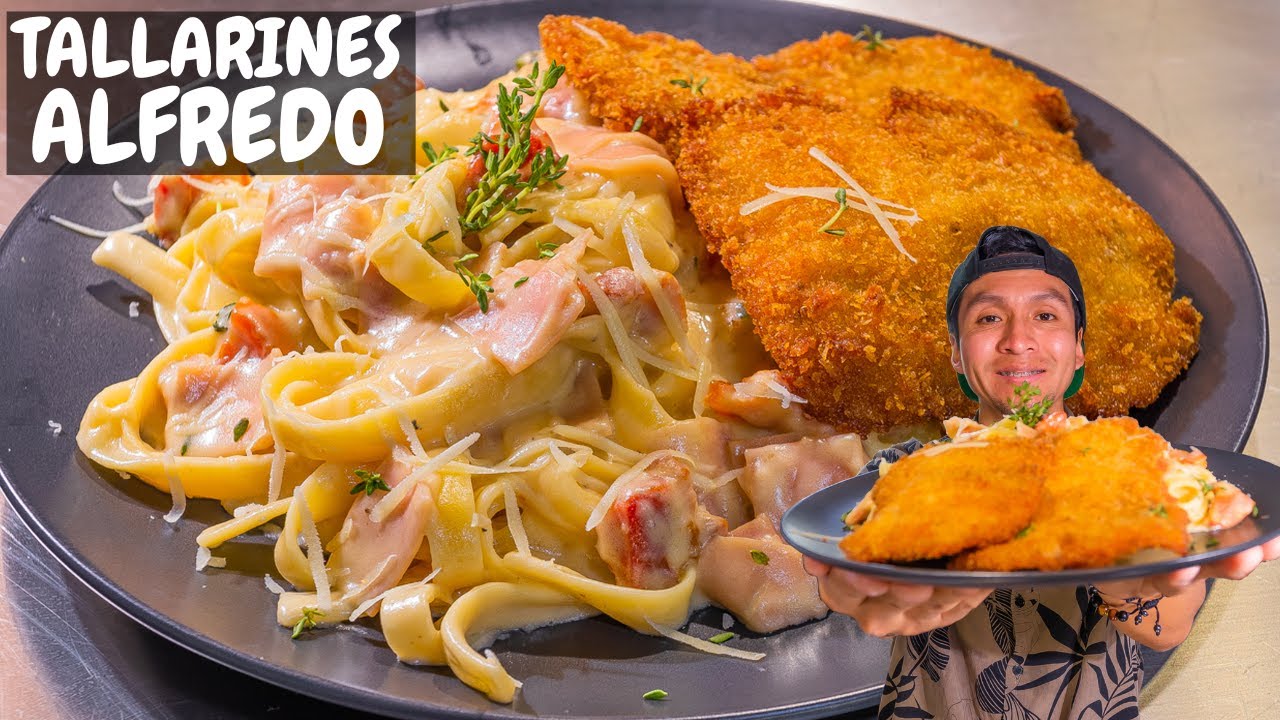 Clásicos Tallarines al Alfredo con Pescado Crocante | Abelca