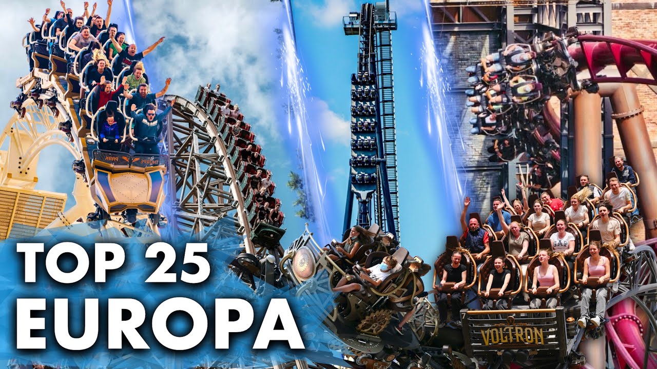 TOP 25 BESTE Achterbahnen in Europa🎢