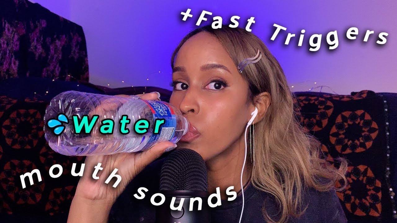 *VERY AGGRESSIVE* ASMR UNIQUE MOUTH SOUNDS WITH WATER/HAND MOVEMENTS + FAST AND AGGRESSIVE TRIGGERS