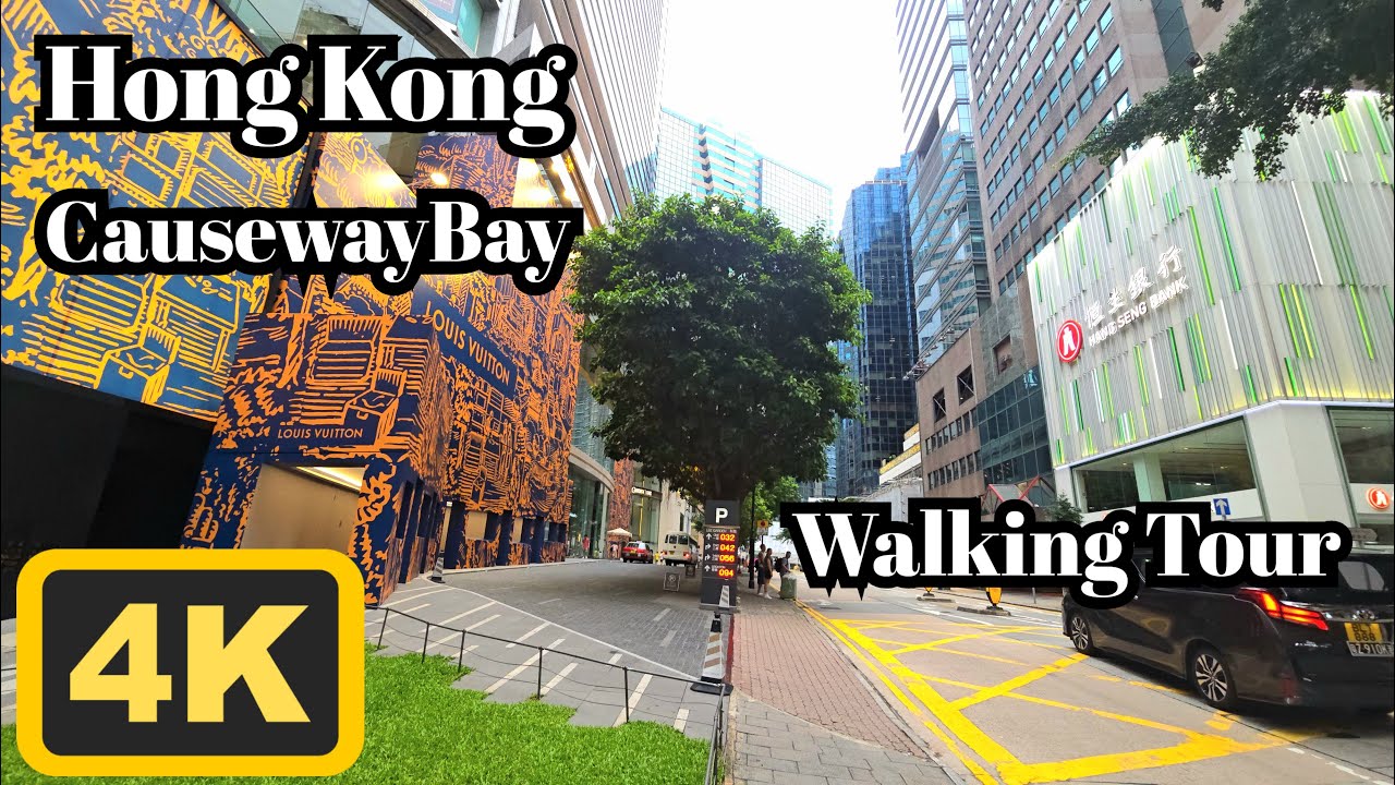 Walking in Hong Kong | 4K | CausewayBay | Walking Tour | ASMR | 2025/August