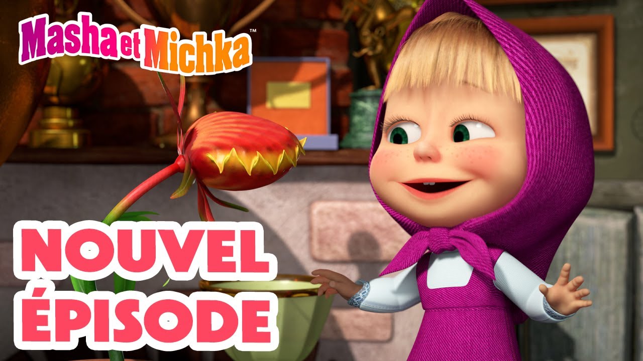 💥 Nouvel épisode 👱‍♀️ La plante domestique 😋🪴 Masha et Michka